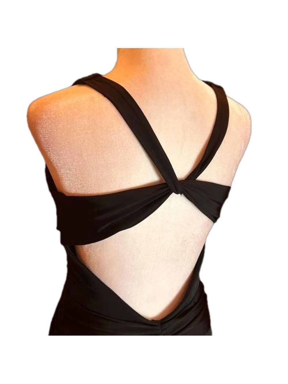 LAUNDRY by SHELLI SEGAL Sexy Black Evening Cocktail Party Dress Size 6. NWT! - Picture 5 of 13